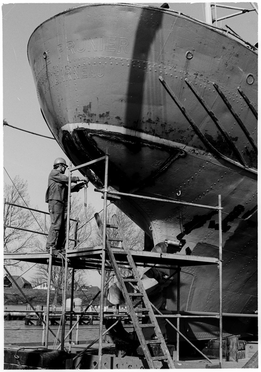 Werft . Busum 1985